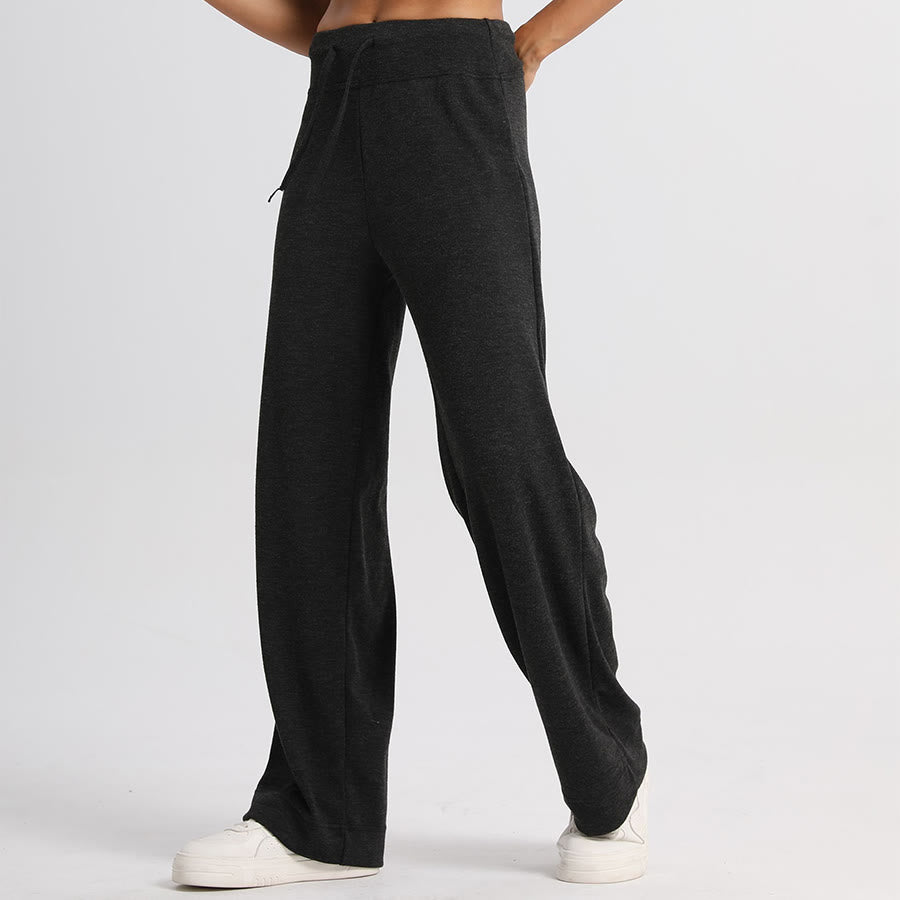 Olivenorma Wide Leg High Waist Drawstring Long Women's  Pants - image 6