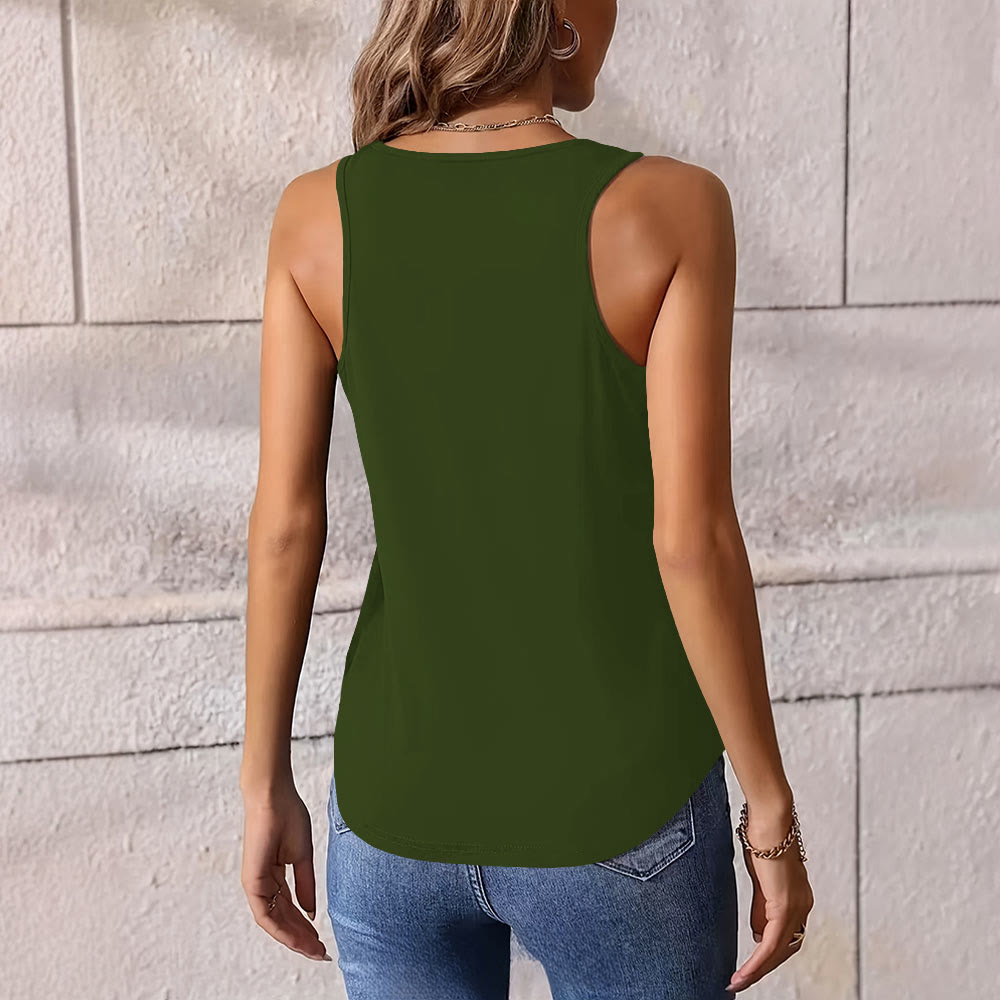 Olivenorma Peace Love Yoga Graphic Print Slogan Women's Tank - image 14