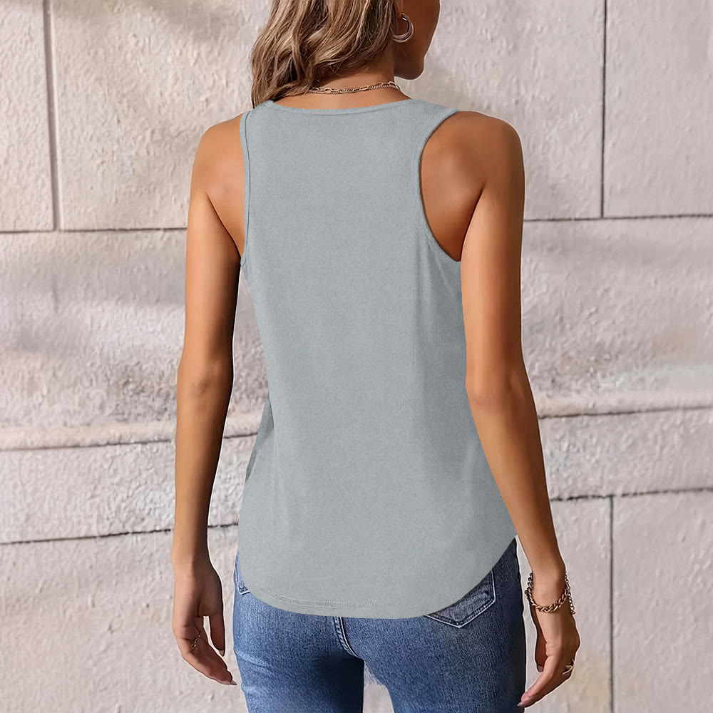 Olivenorma Om Mandala Graphic Print Slogan Women's Tank - image 14