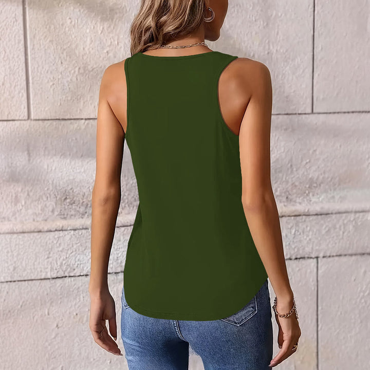Olivenorma Butterfly Moon Graphic Print Slogan Women's Tank - image 14