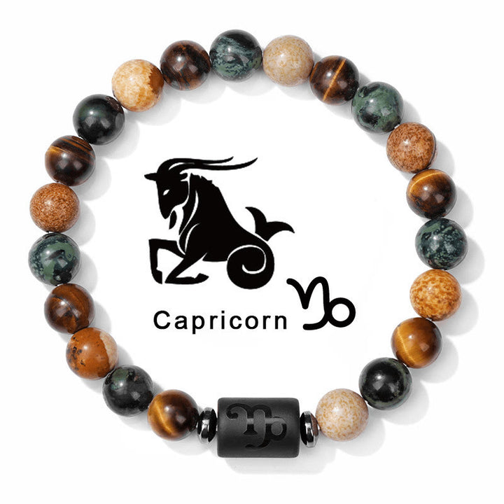 FREE Today: 12 Constellations Natural Jasper Divine Personalization Zodiac Beaded Bracelet - image 11