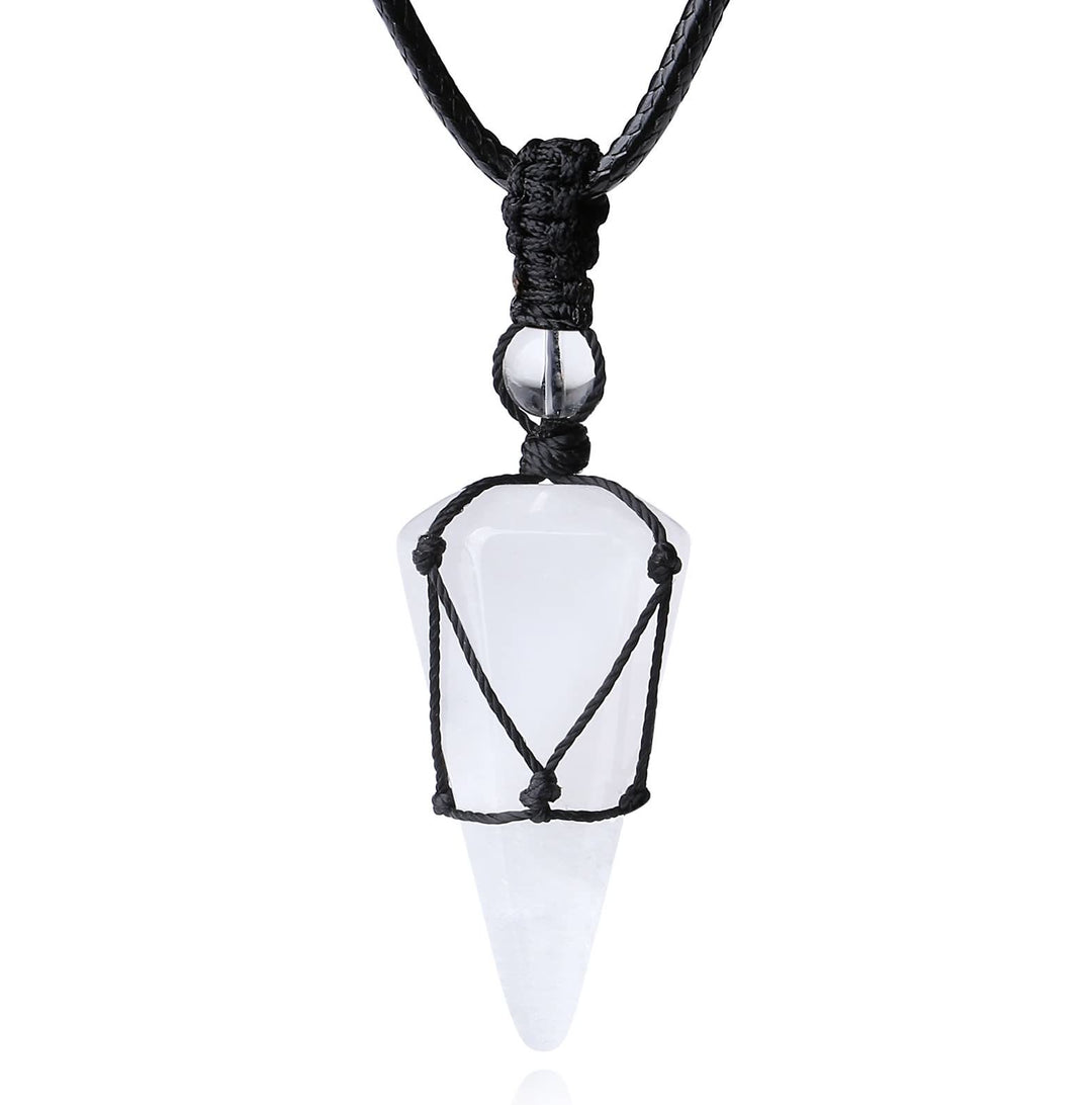 FREE Today: Black obsidian - Healing Crystal Stone - Harnessing Spiritual Pendant Protection Energy Amulet Witchy Necklace - Clear Crystal - image 17