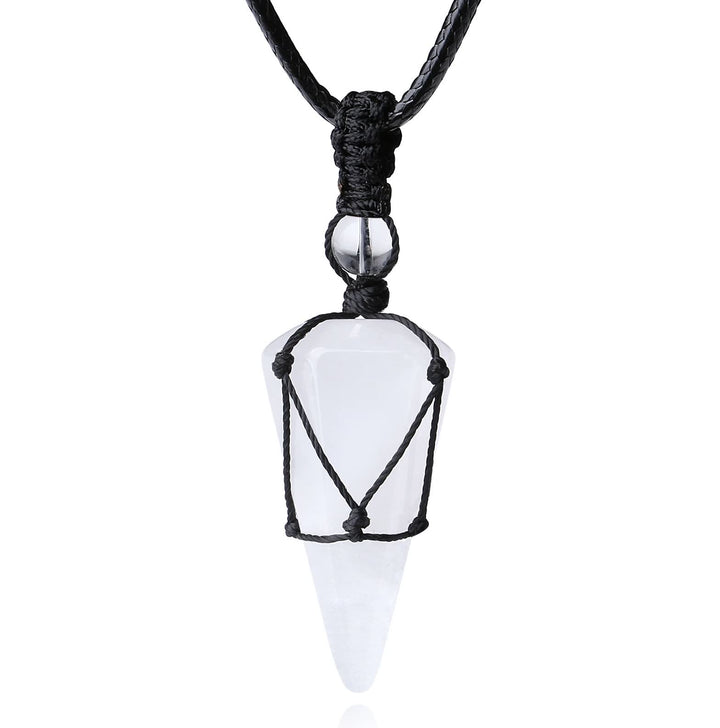FREE Today: Black obsidian - Healing Crystal Stone - Harnessing Spiritual Pendant Protection Energy Amulet Witchy Necklace - Clear Crystal - image 17