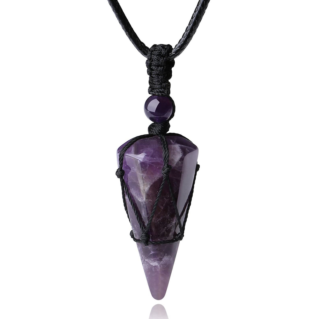 FREE Today: Black obsidian - Healing Crystal Stone - Harnessing Spiritual Pendant Protection Energy Amulet Witchy Necklace - Amethyst - image 11