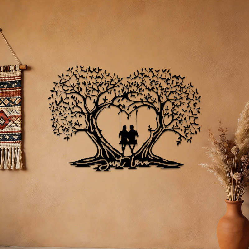 Olivenorma  Love Tree of Life Heart Metal Wall Decor - image 1