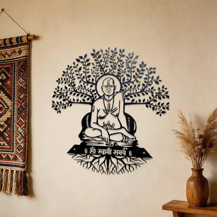Olivenorma Swami Samarth Banyan Tree Metal Wall Decor - image 1