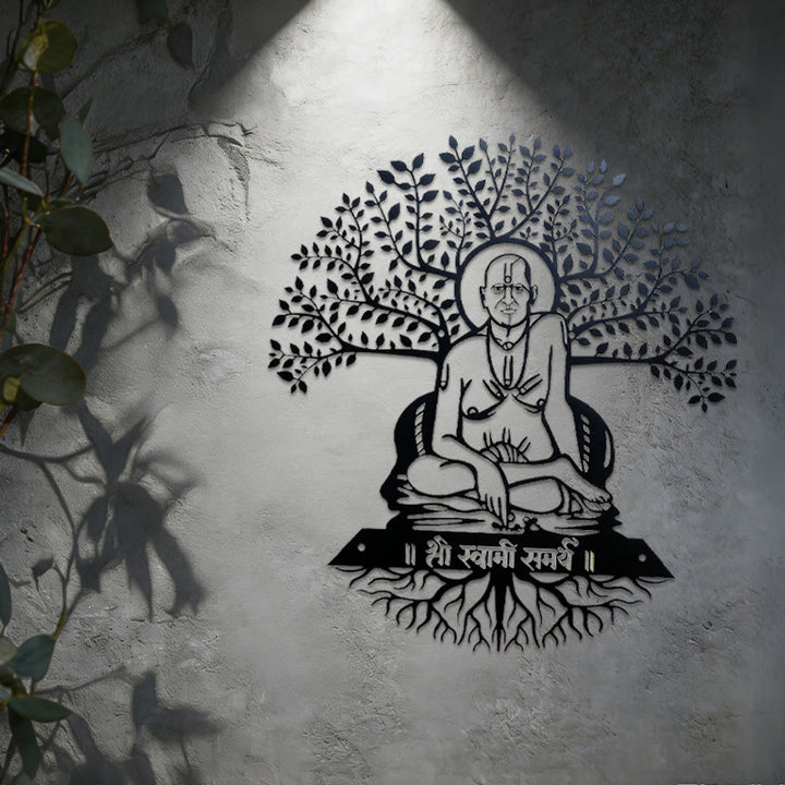 Olivenorma Swami Samarth Banyan Tree Metal Wall Decor - image 2