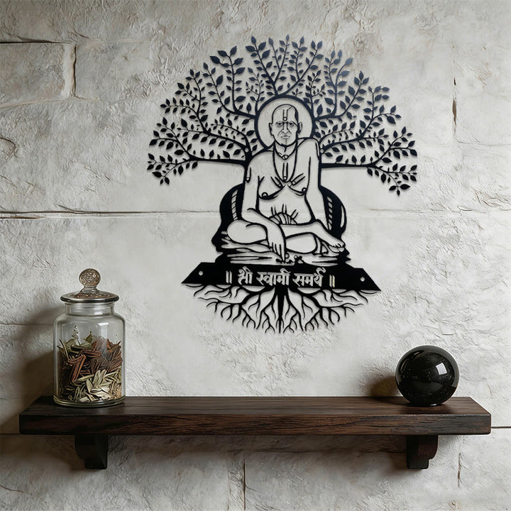 Olivenorma Swami Samarth Banyan Tree Metal Wall Decor - image 4
