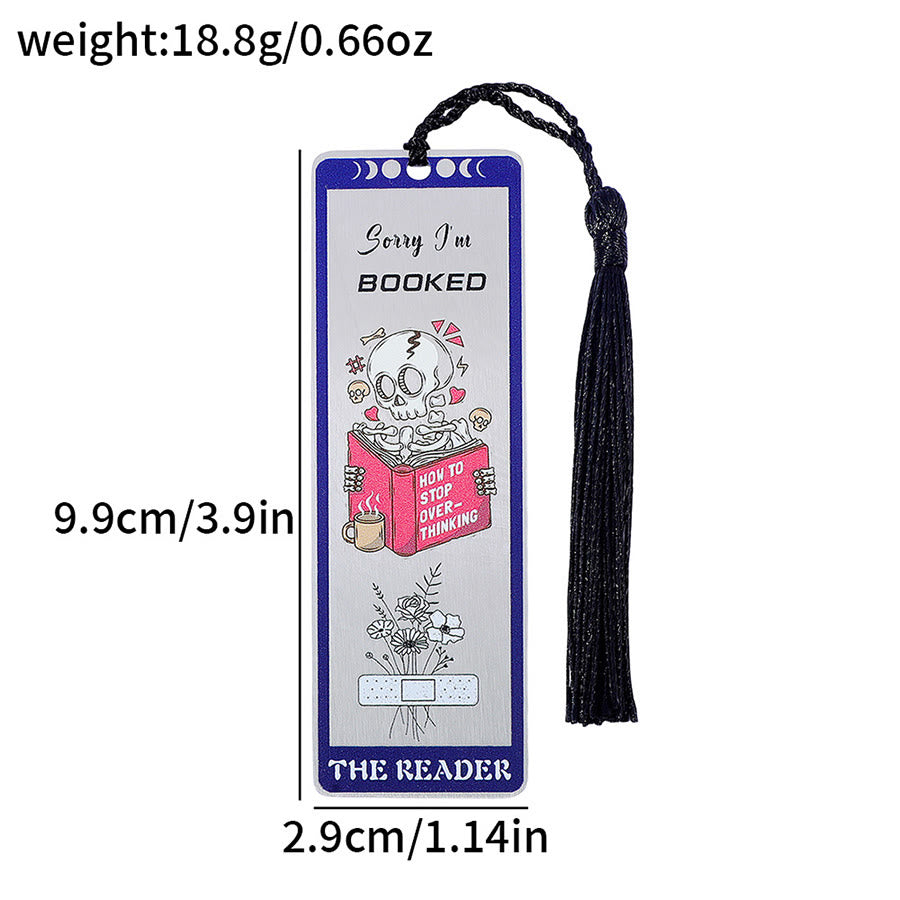 Olivenorma Tarot Style Skeleton Reader Bookmark - Blue & Booked Skull Reader - 10pcs - image 20