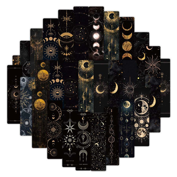 Olivenorma Celestial Sun Moon Star Tarot Style Bookmark - image 4