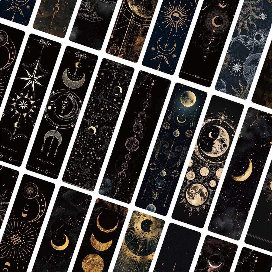 Olivenorma Celestial Sun Moon Star Tarot Style Bookmark - image 9