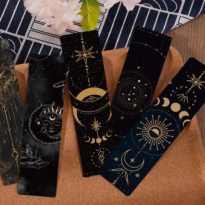Olivenorma Celestial Sun Moon Star Tarot Style Bookmark - A Set of 24 cards - image 0