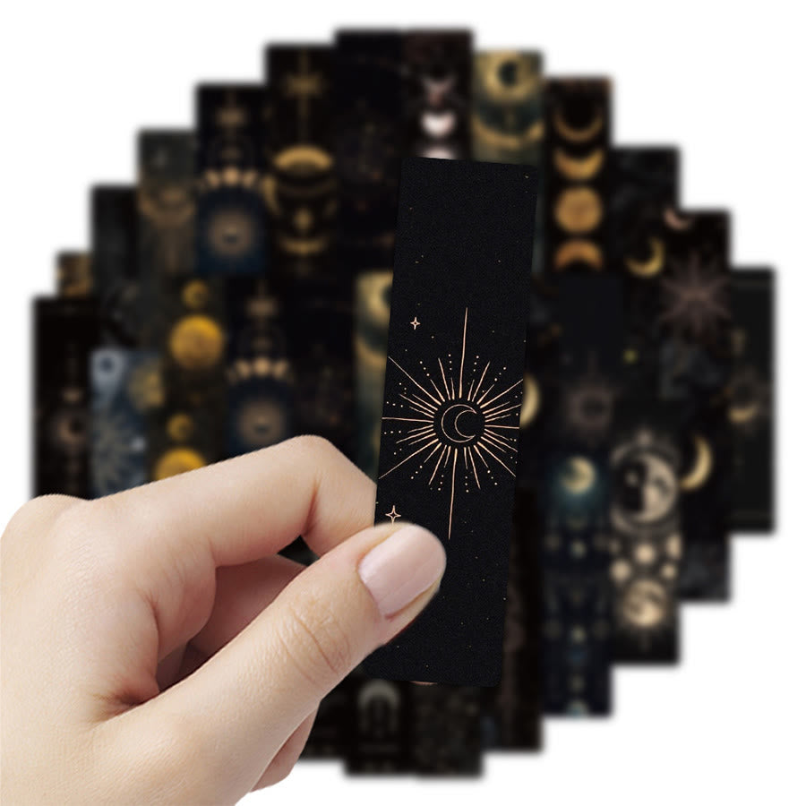 Olivenorma Celestial Sun Moon Star Tarot Style Bookmark - image 3