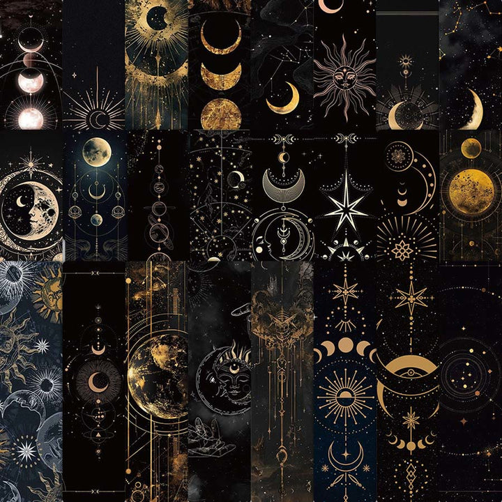 Olivenorma Celestial Sun Moon Star Tarot Style Bookmark - image 8