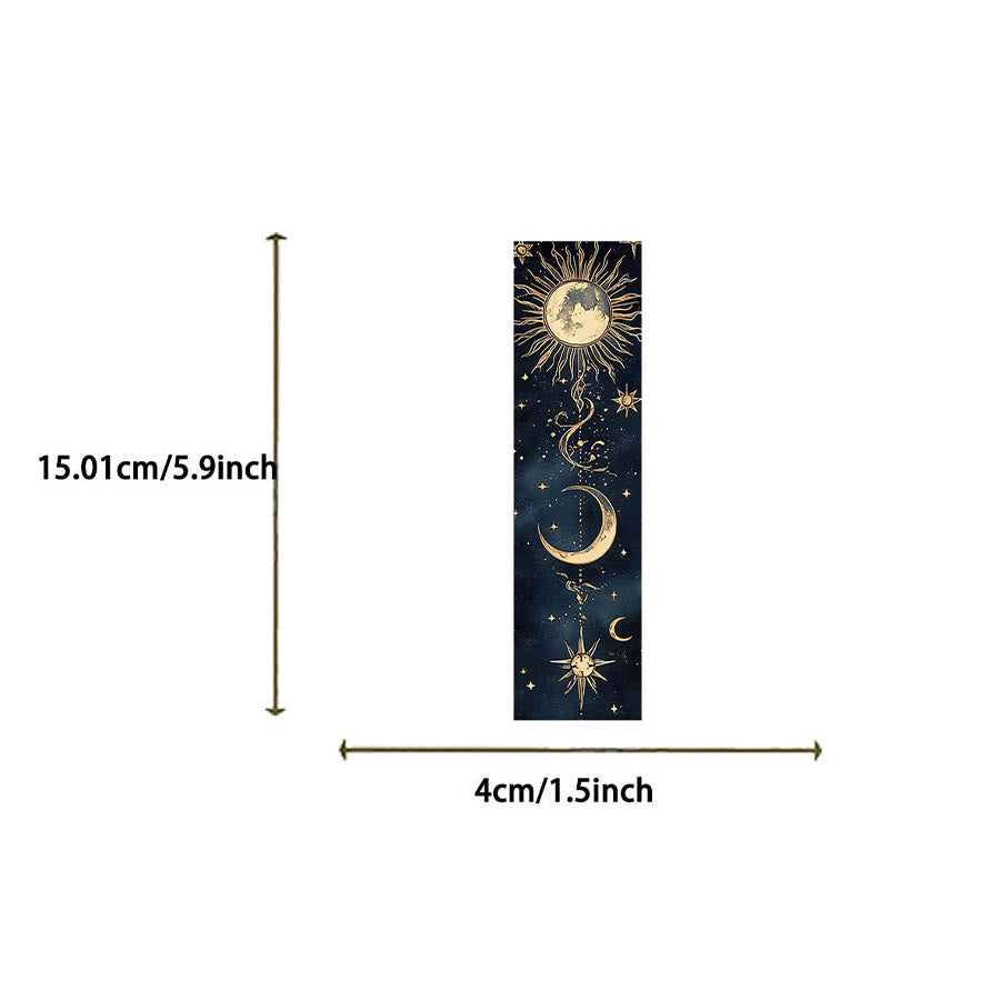 Olivenorma Mystical Lunar Phase Cosmic Celestial Bookmark - image 2