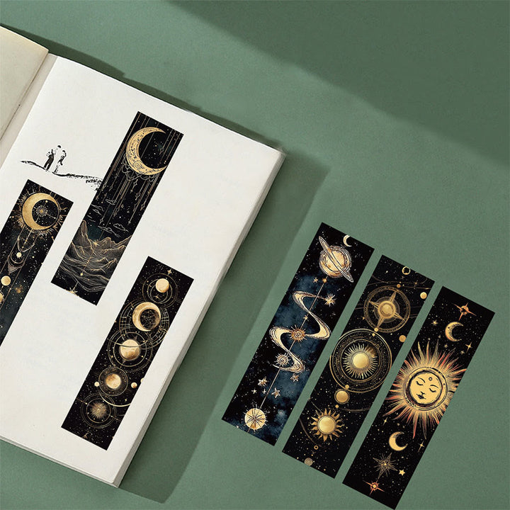 Olivenorma Mystical Lunar Phase Cosmic Celestial Bookmark - image 7