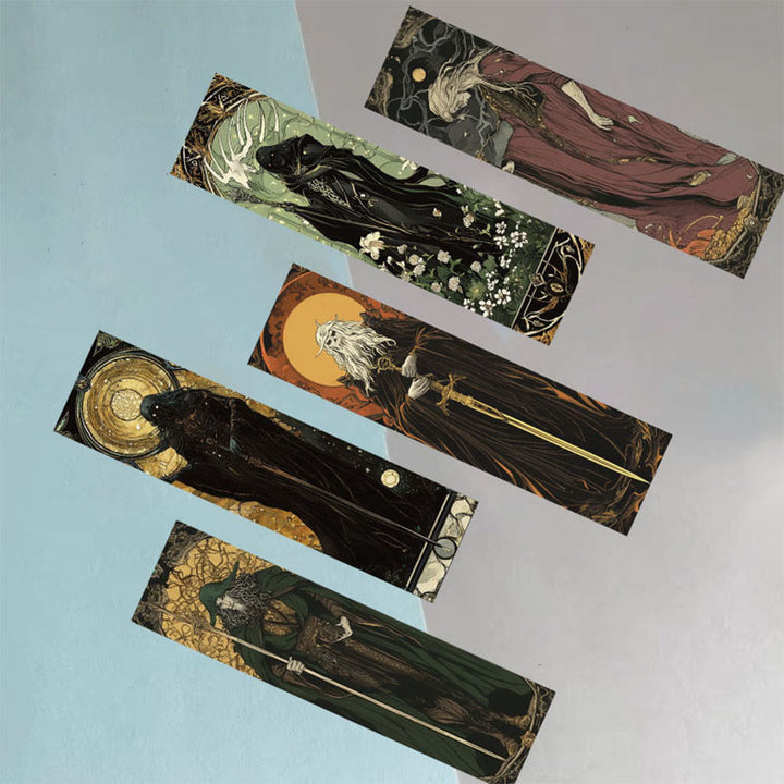 Olivenorma Mystical Wizard Sorcerer & Mythical Creature Bookmark - A set of 30 cards - image 0