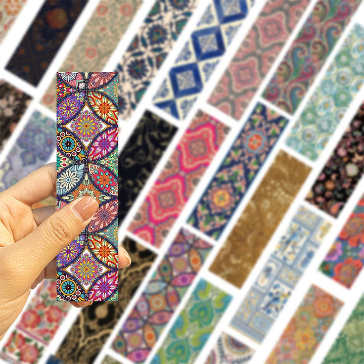 Olivenorma Vintage Boho Floral Paisley & Tile Pattern Bookmark - image 7