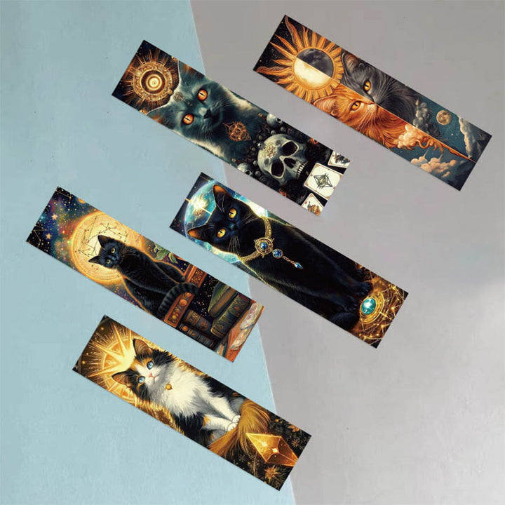 Olivenorma Mystical Celestial Black Cat Moon Sun Bookmark - image 4