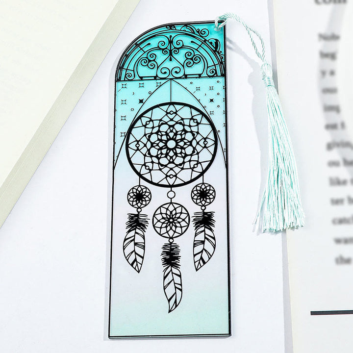 Olivenorma Mandala Geometric Pattern Acrylic Bookmark - image 4