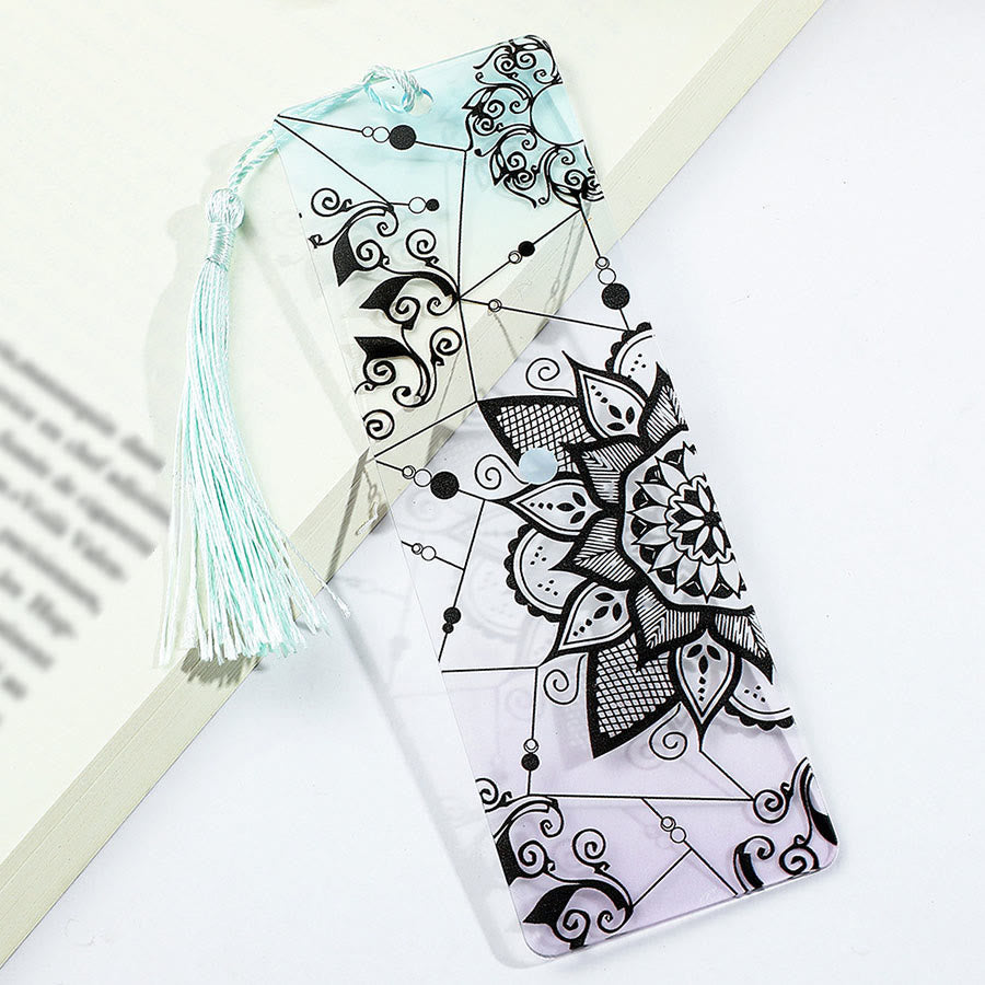Olivenorma Mandala Geometric Pattern Acrylic Bookmark - image 1