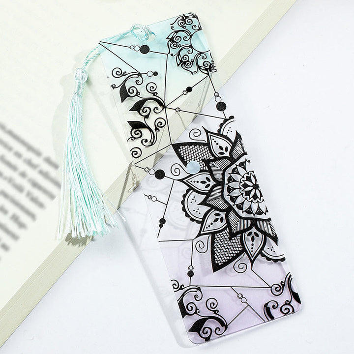 Olivenorma Mandala Geometric Pattern Acrylic Bookmark - image 1
