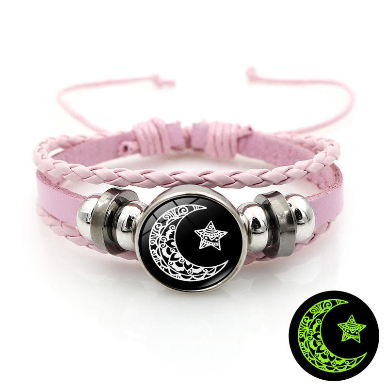 FREE Today: Trend Sun & Moon Glow-In-The-Dark Couple Bracelet Set - image 2