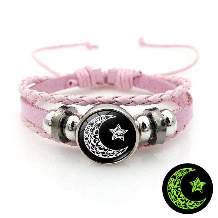 FREE Today: Trend Sun & Moon Glow-In-The-Dark Couple Bracelet Set - image 2