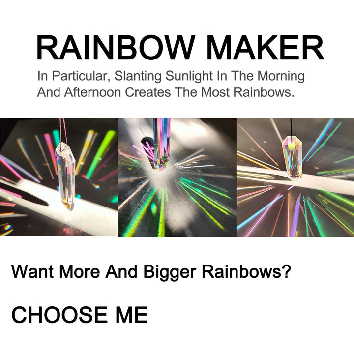 FREE Today: 2Pcs of Large Suncatchers Crystal Rainbow Prism Hangings for Windows - image 12