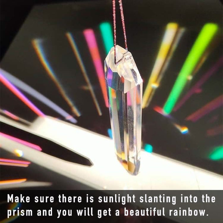 FREE Today: 2Pcs of Large Suncatchers Crystal Rainbow Prism Hangings for Windows - image 1