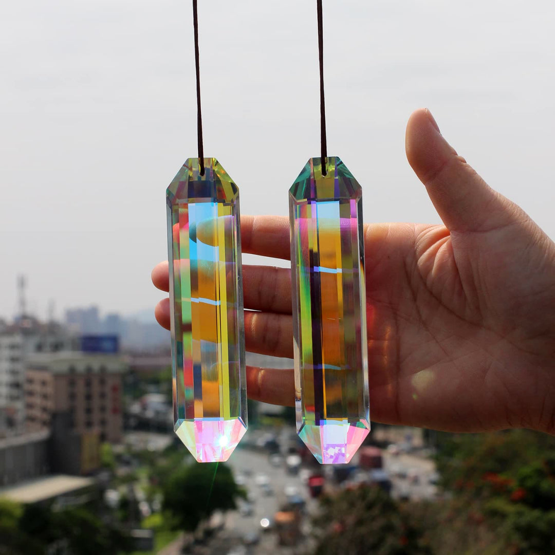 FREE Today: 2Pcs of Large Suncatchers Crystal Rainbow Prism Hangings for Windows - image 9