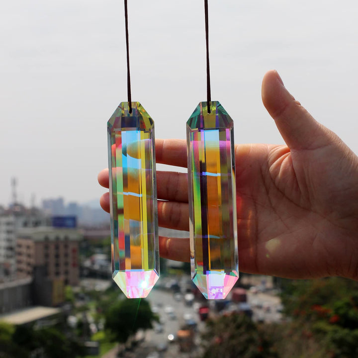 FREE Today: 2Pcs of Large Suncatchers Crystal Rainbow Prism Hangings for Windows - image 9