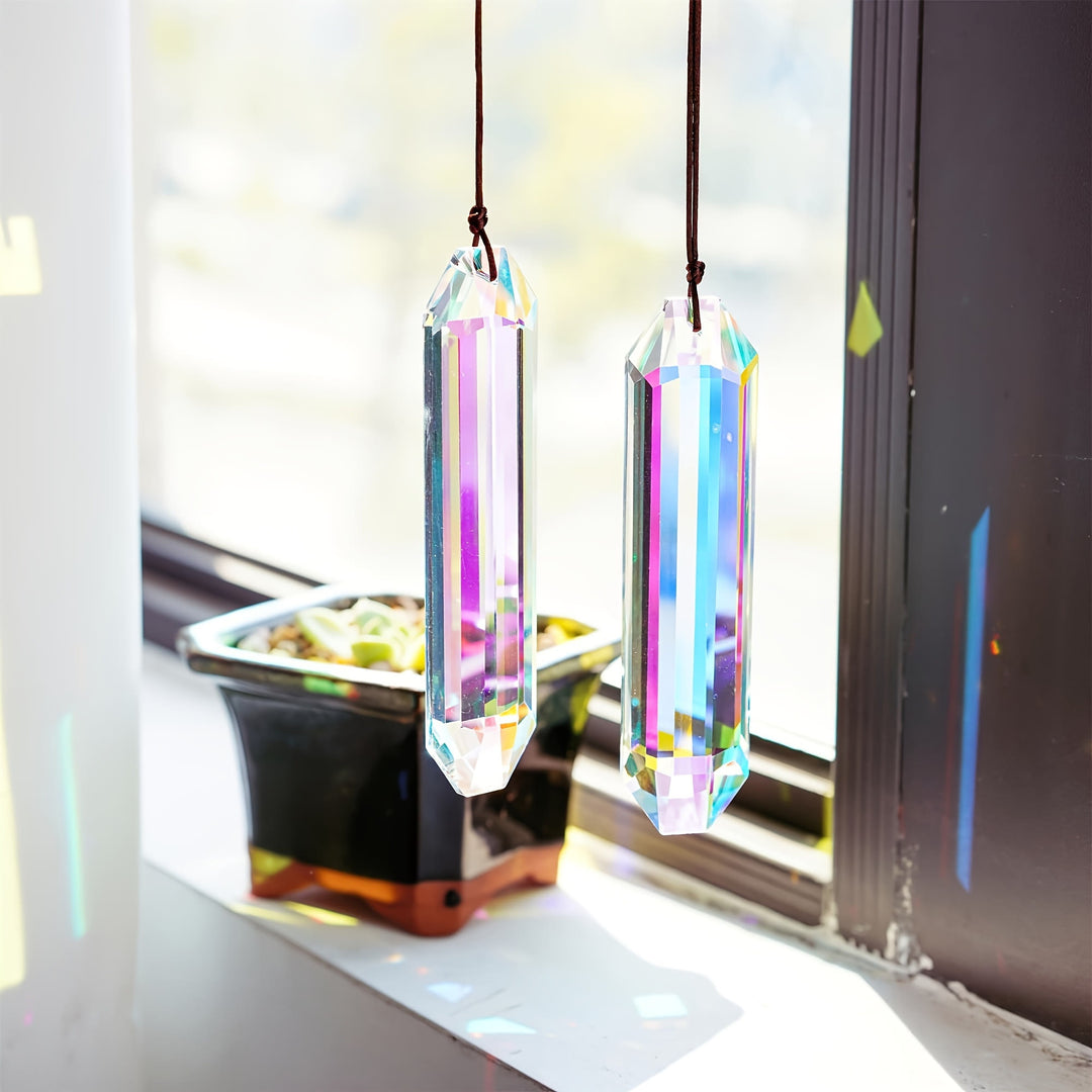 FREE Today: 2Pcs of Large Suncatchers Crystal Rainbow Prism Hangings for Windows - image 8
