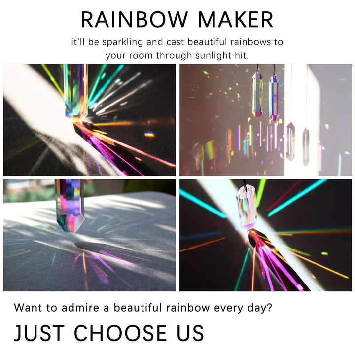 FREE Today: 2Pcs of Large Suncatchers Crystal Rainbow Prism Hangings for Windows - image 11