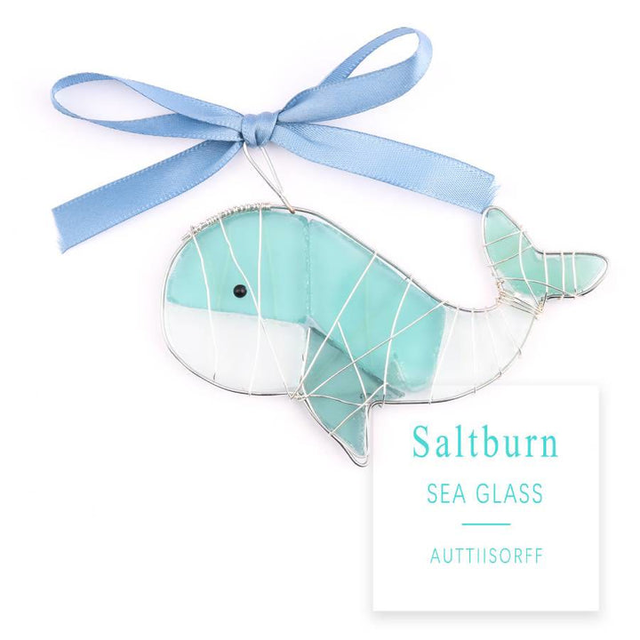FREE Today: Handmade Frosted Ocean Suncatcher 6Pcs Ornament Set🐚 (2D flat printing/3D) - 3D Whale - image 13