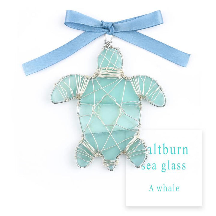 FREE Today: Handmade Frosted Ocean Suncatcher 6Pcs Ornament Set🐚 (2D flat printing/3D) - 3D Turtle - image 12