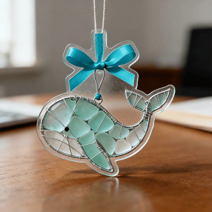 FREE Today: Handmade Frosted Ocean Suncatcher 6Pcs Ornament Set🐚 (2D flat printing/3D) - image 4
