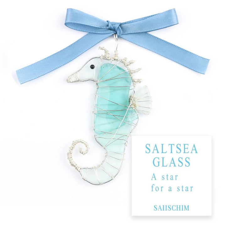 FREE Today: Handmade Frosted Ocean Suncatcher 6Pcs Ornament Set🐚 (2D flat printing/3D) - 3D Seahorse - image 17