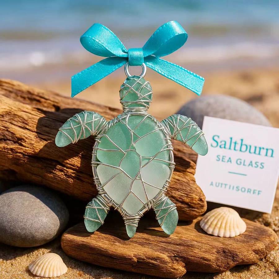 FREE Today: Handmade Frosted Ocean Suncatcher 6Pcs Ornament Set🐚 (2D flat printing/3D) - image 0