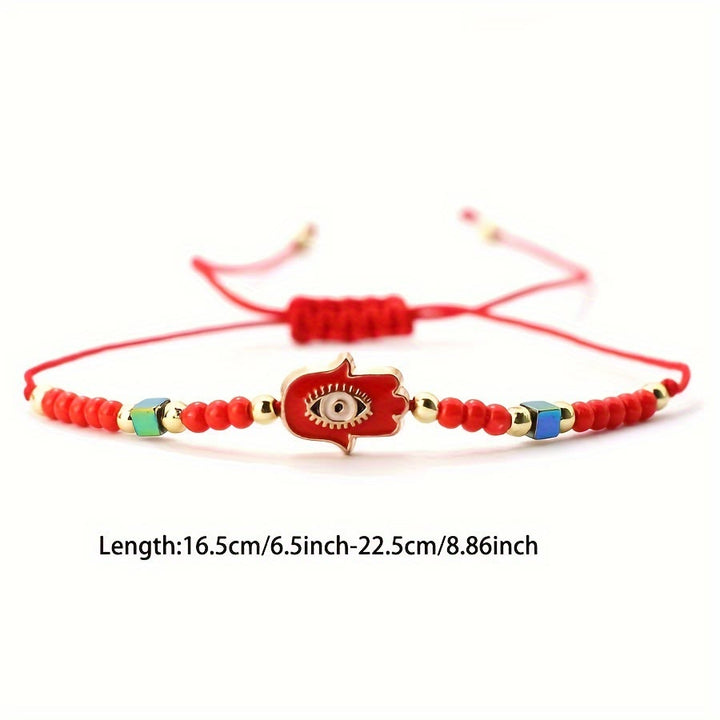 FREE Today: Fatima Eye Boho-Chic Adjustable Nylon Rope 12Pcs Bracelet Set - image 13