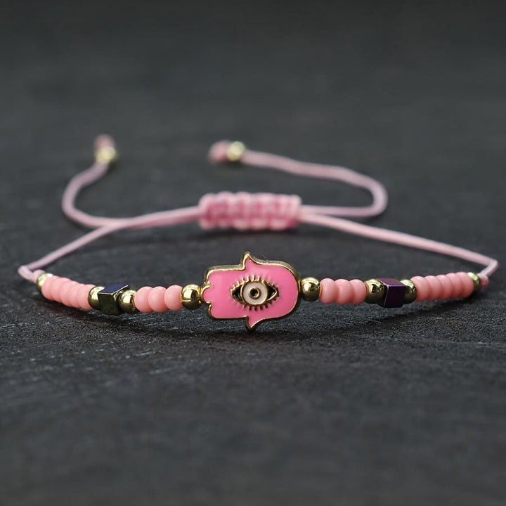 FREE Today: Fatima Eye Boho-Chic Adjustable Nylon Rope 12Pcs Bracelet Set - image 7