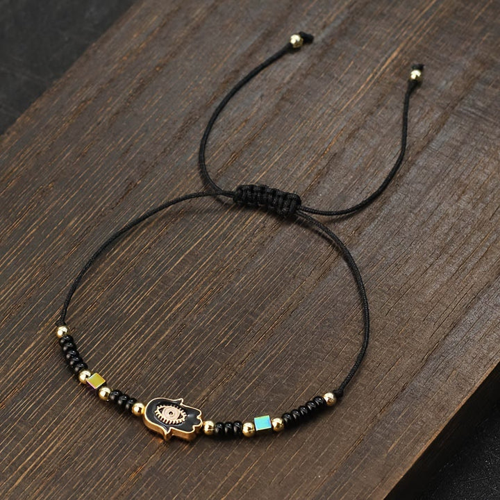 FREE Today: Fatima Eye Boho-Chic Adjustable Nylon Rope 12Pcs Bracelet Set - image 2