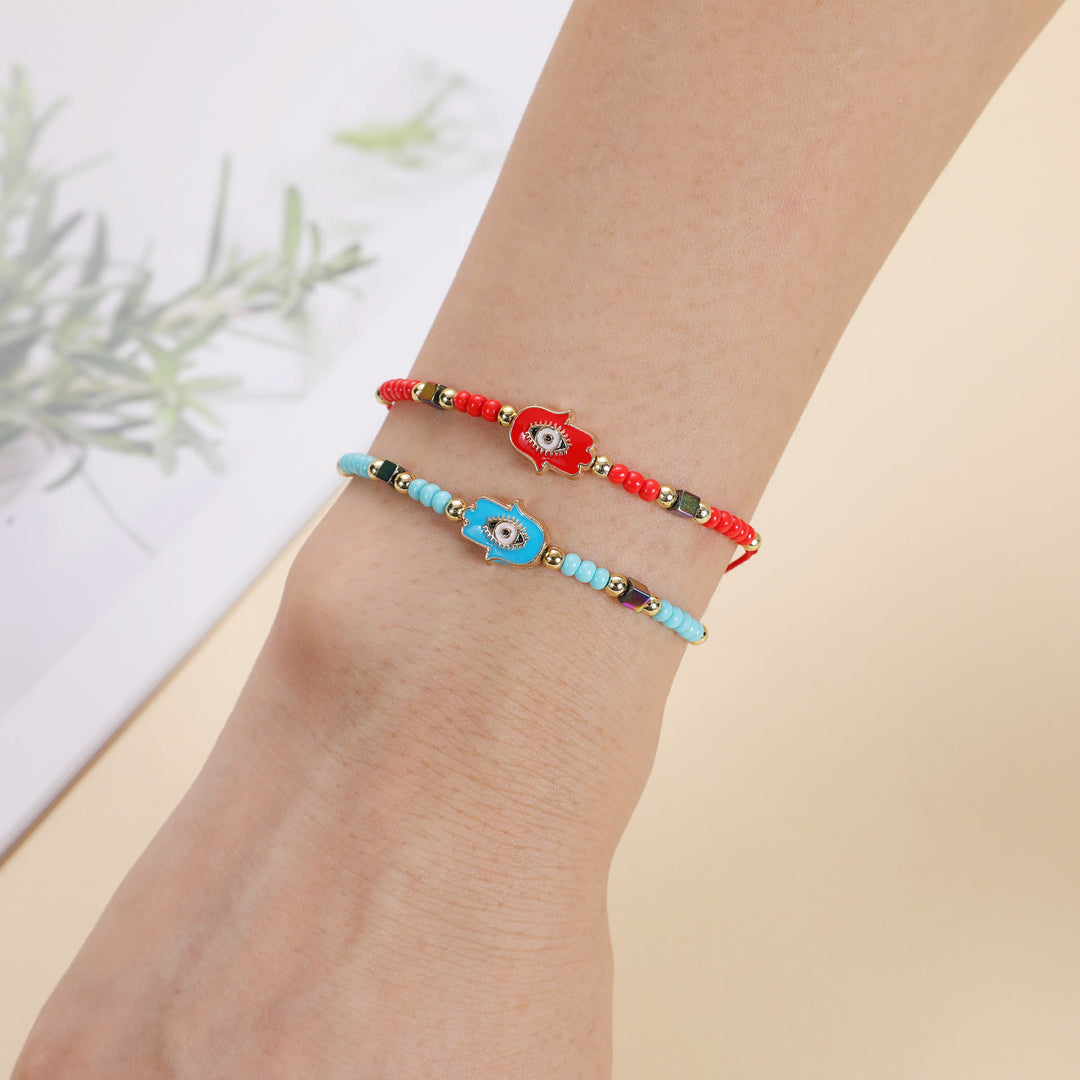 FREE Today: Fatima Eye Boho-Chic Adjustable Nylon Rope 12Pcs Bracelet Set - image 10