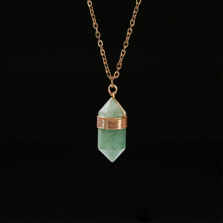 FREE Today: Wire Wrapped Crystal Pendant Necklace: Healing Gemstone Jewelry - Green Aventurine - image 14