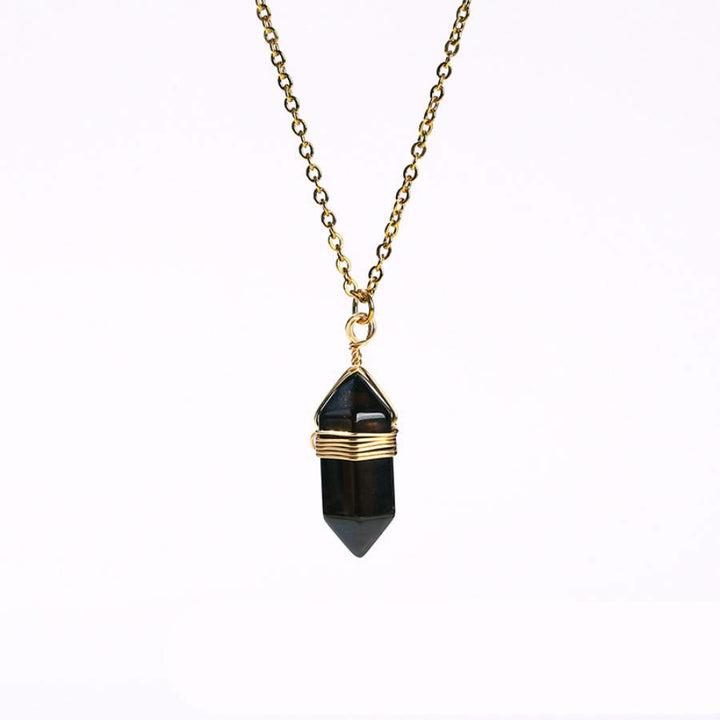 FREE Today: Wire Wrapped Crystal Pendant Necklace: Healing Gemstone Jewelry - Obsidian - image 16