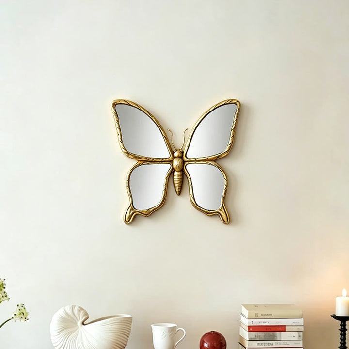 Olivenorma Stunning Dragonfly Wall Art For Home Retro Gold Resin Glasst Wall Hanging Decoration - image 14