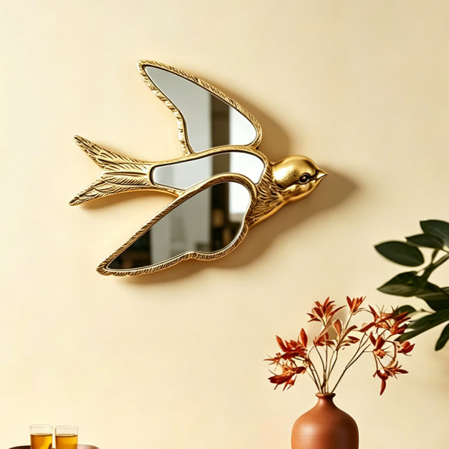 Olivenorma Stunning Dragonfly Wall Art For Home Retro Gold Resin Glasst Wall Hanging Decoration - image 20