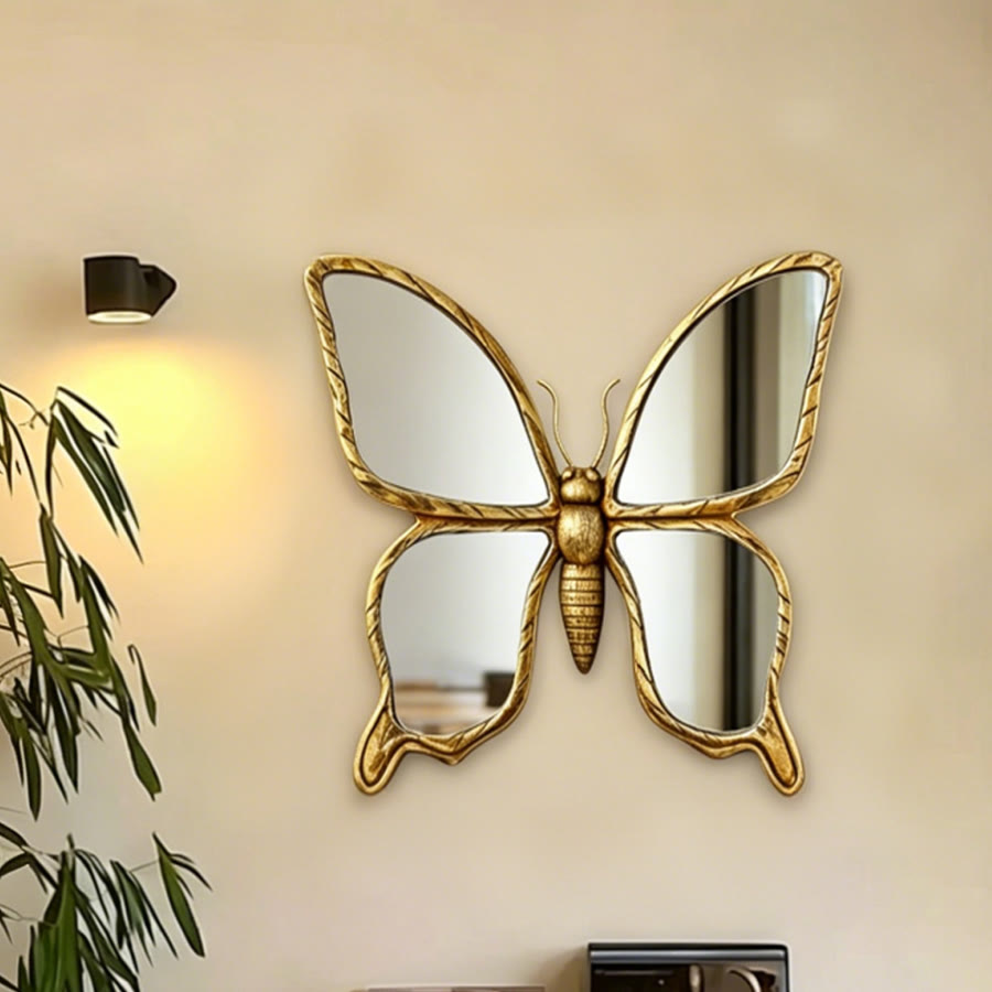 Olivenorma Stunning Dragonfly Wall Art For Home Retro Gold Resin Glasst Wall Hanging Decoration - image 16