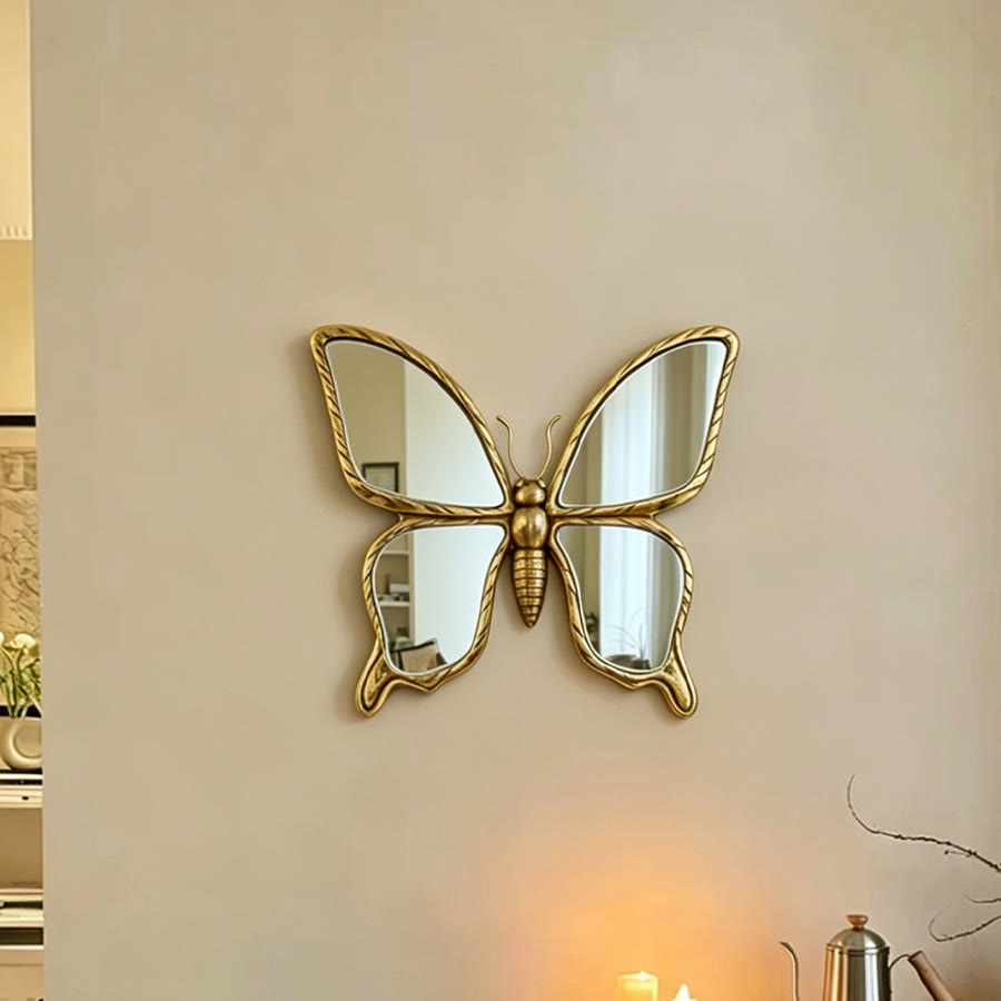 Olivenorma Stunning Dragonfly Wall Art For Home Retro Gold Resin Glasst Wall Hanging Decoration - image 15