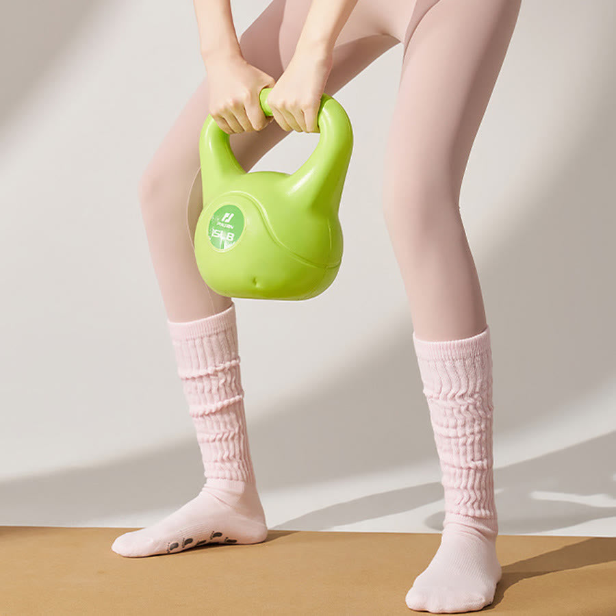 Olivenorma Full Palm Silicone Anti Slip Stable Body Posture Shock Absorption Breathable Elastic Non Skid Training Workout Women's Yoga Socks - image 6